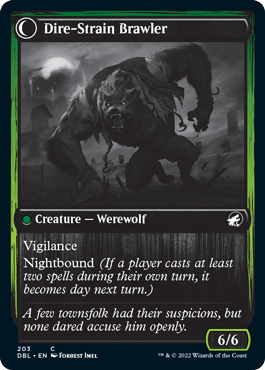 Tireless Hauler // Dire-Strain Brawler [Innistrad: Double Feature] | Good Games North