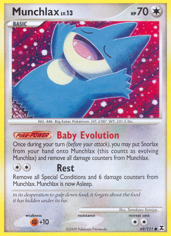 Munchlax (69/111) [Platinum: Rising Rivals] | Good Games North