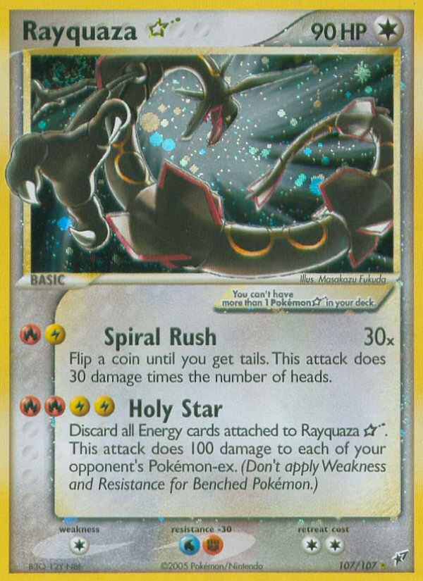 Rayquaza Star (107/107) [EX: Deoxys] | Good Games North