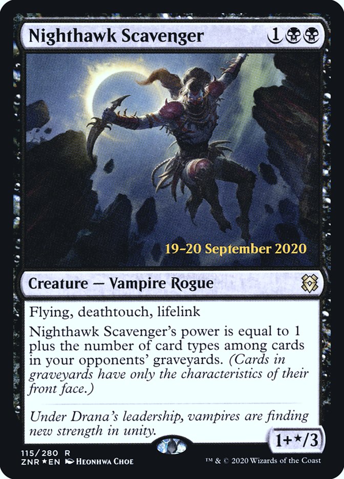Nighthawk Scavenger  [Zendikar Rising Prerelease Promos] | Good Games North