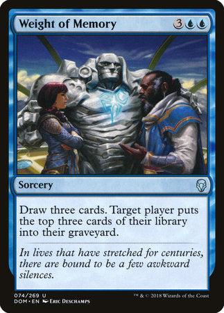 Weight of Memory [Dominaria] | Good Games North