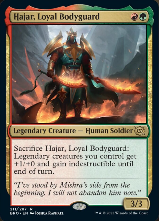 Hajar, Loyal Bodyguard [The Brothers' War] | Good Games North