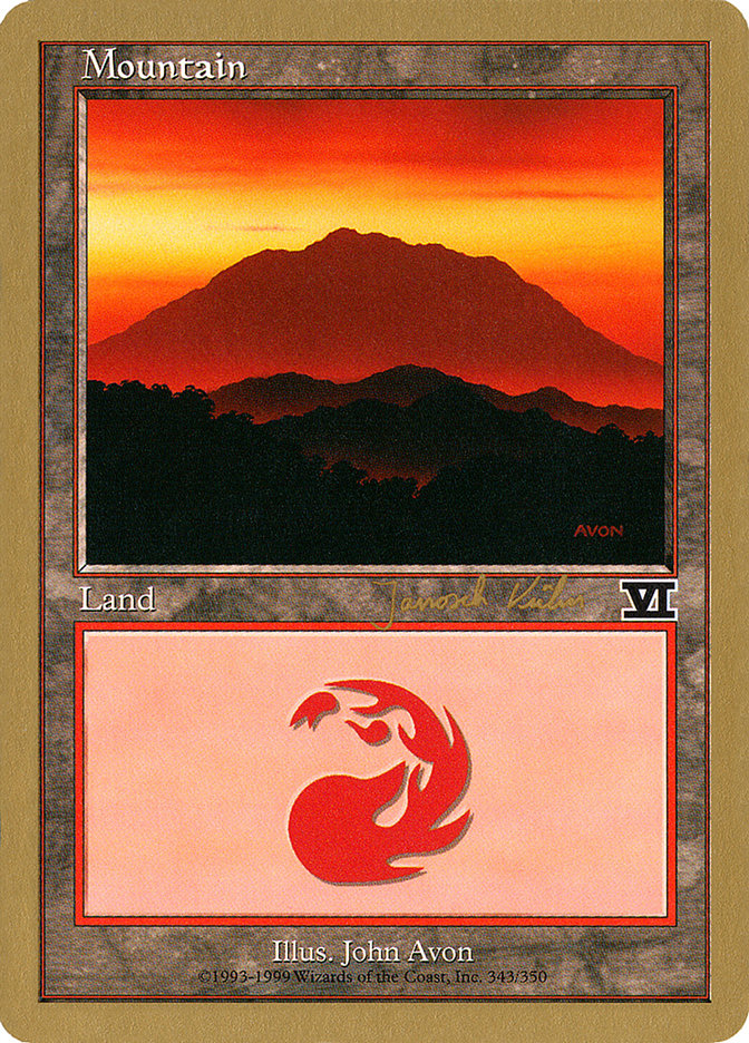 Mountain (jk343) (Janosch Kuhn) [World Championship Decks 2000] | Good Games North