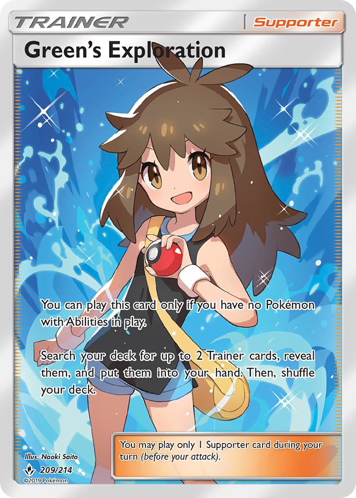 Green's Exploration (209/214) [Sun & Moon: Unbroken Bonds] | Good Games North