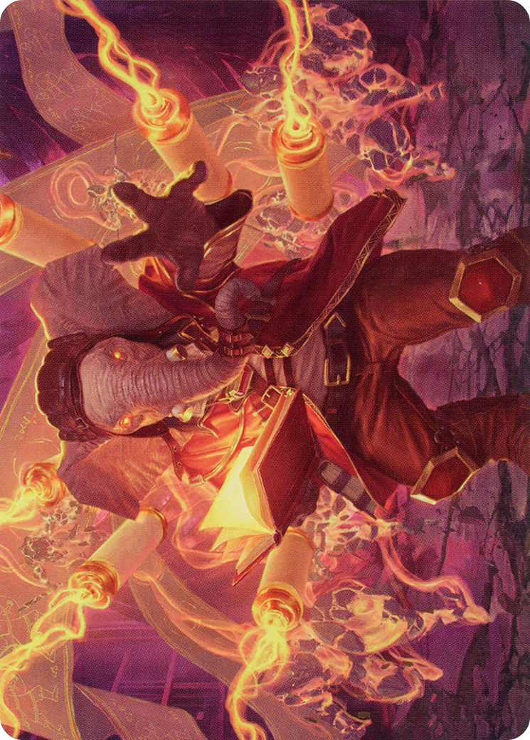 Quintorius, Loremaster Art Card (52) [March of the Machine Art Series] | Good Games North