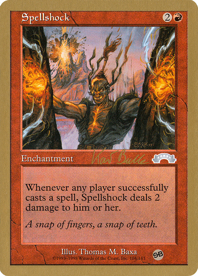 Spellshock (Kai Budde) (SB) [World Championship Decks 1999] | Good Games North
