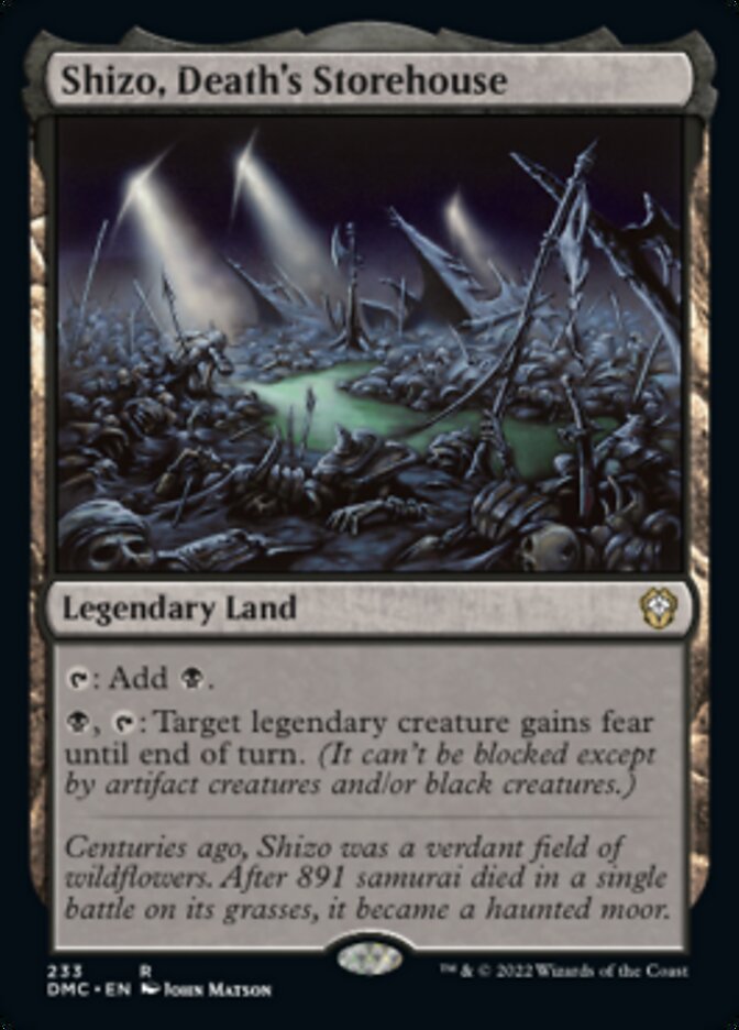 Shizo, Death's Storehouse [Dominaria United Commander] | Good Games North