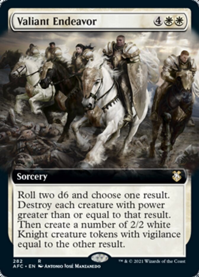Valiant Endeavor (Extended) [Dungeons & Dragons: Adventures in the Forgotten Realms Commander] | Good Games North