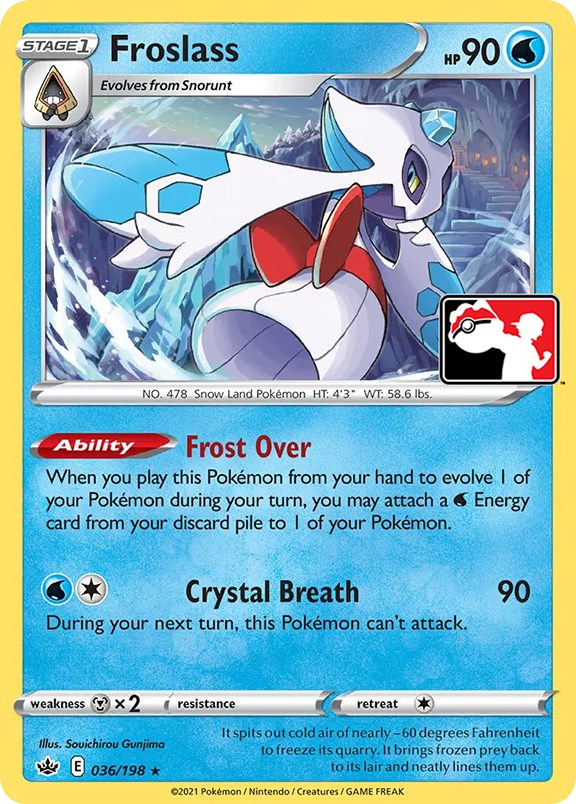 Froslass (036/198) [Prize Pack Series One] | Good Games North