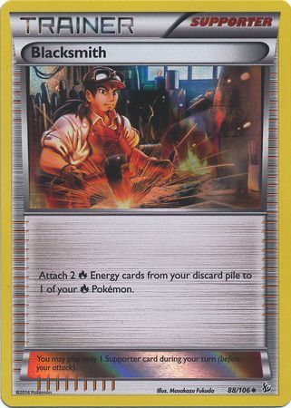 Blacksmith (88/106) (Sheen Holo Pyroar Collection Exclusive) [XY: Flashfire] | Good Games North