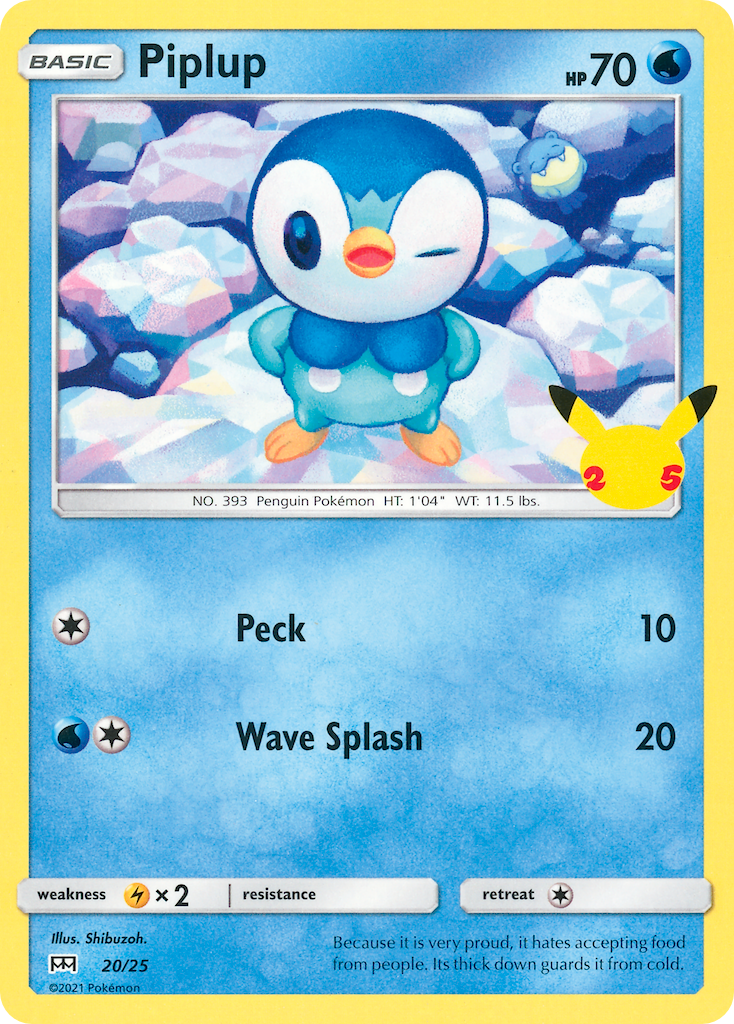 Piplup (20/25) [McDonald's 25th Anniversary] | Good Games North