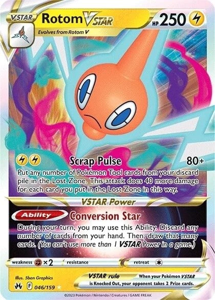 Rotom VSTAR (046/159) [Sword & Shield: Crown Zenith] | Good Games North