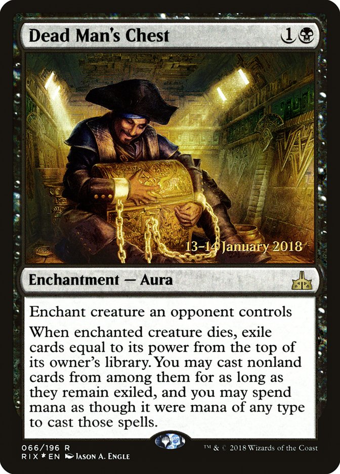 Dead Man's Chest [Rivals of Ixalan Prerelease Promos] | Good Games North