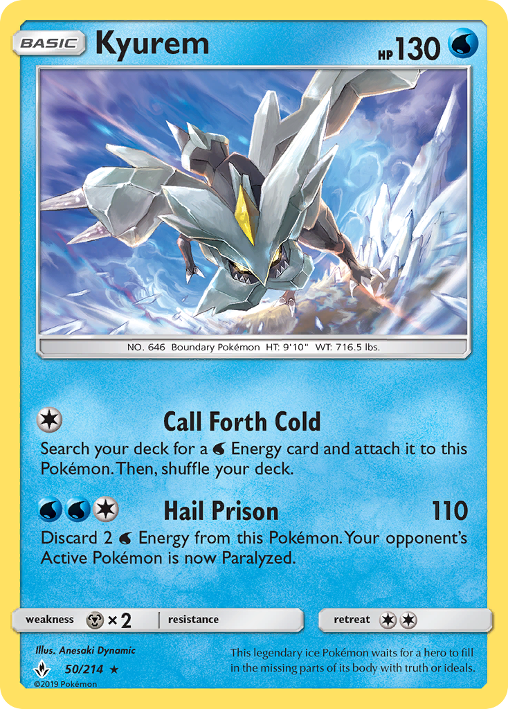 Kyurem (50/214) [Sun & Moon: Unbroken Bonds] | Good Games North