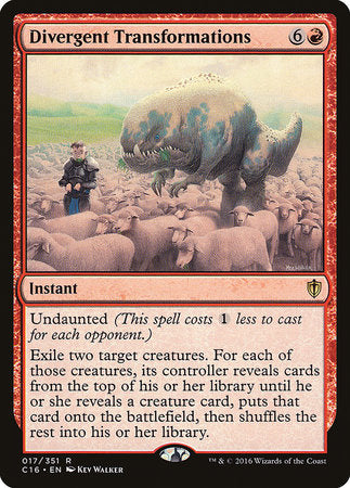 Divergent Transformations [Commander 2016] | Good Games North