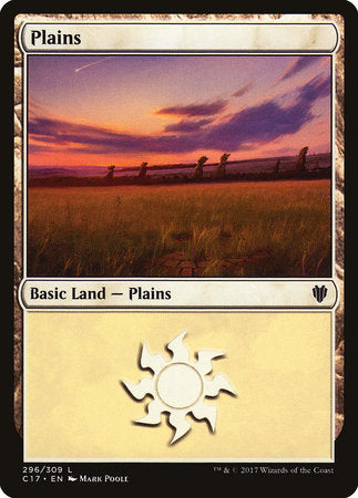 Plains (296) [Commander 2017] | Good Games North