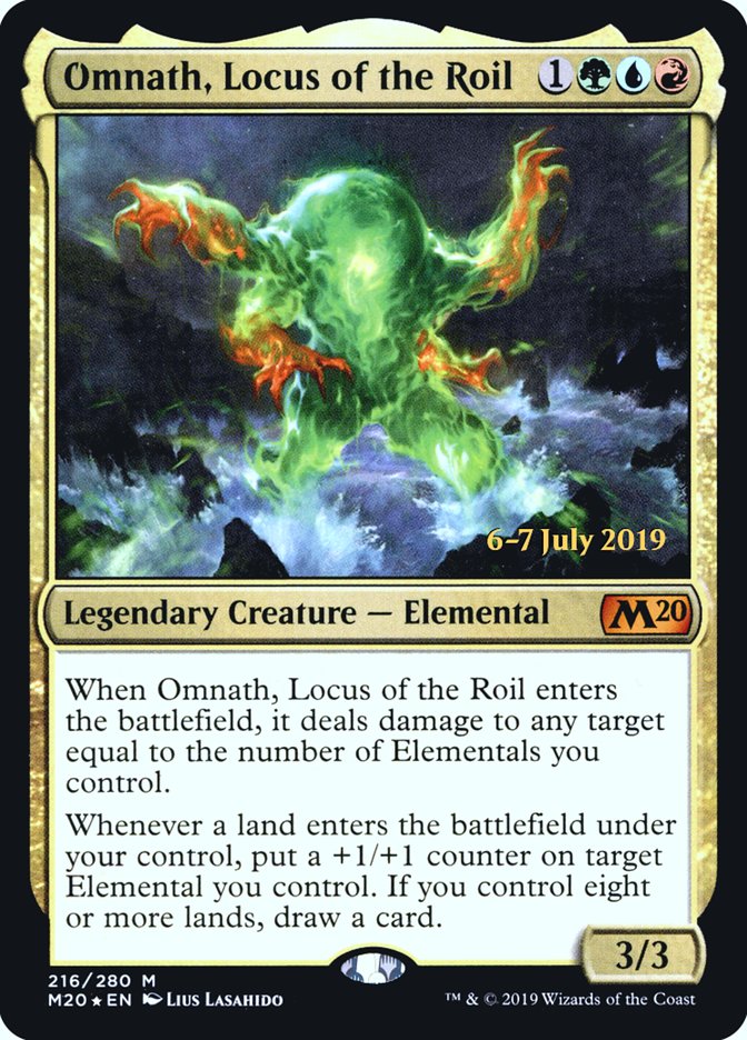 Omnath, Locus of the Roil  [Core Set 2020 Prerelease Promos] | Good Games North