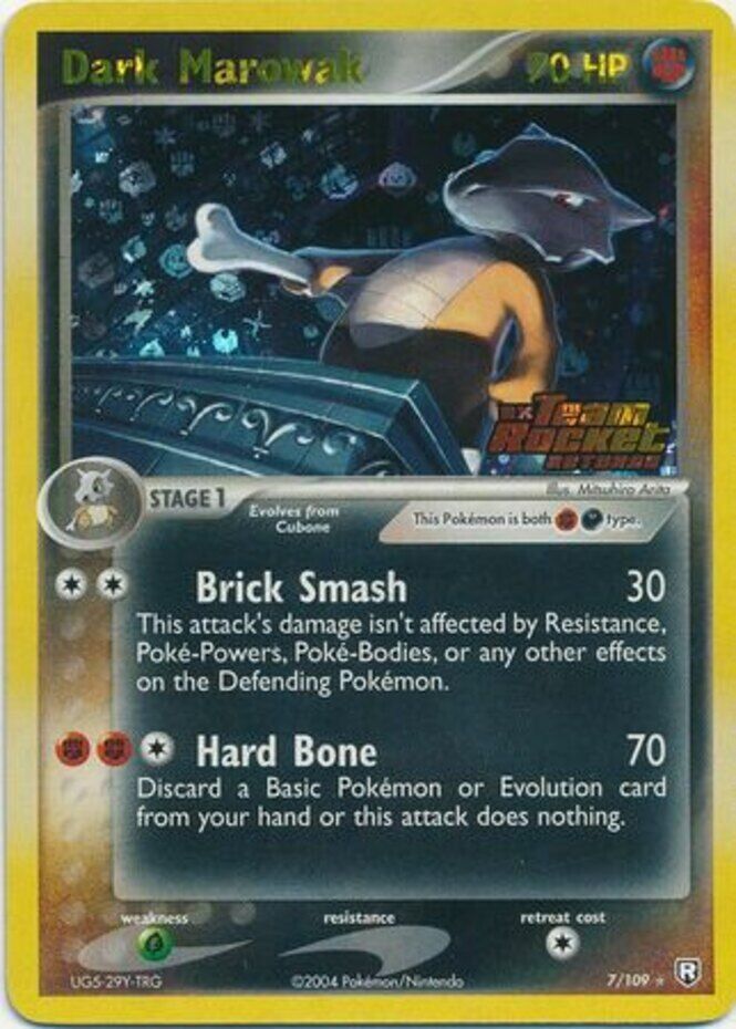 Dark Marowak (7/109) (Stamped) [EX: Team Rocket Returns] | Good Games North