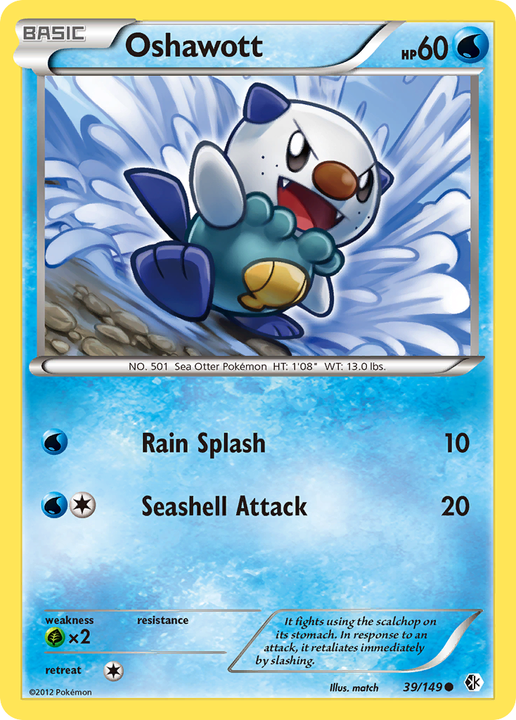 Oshawott (39/149) [Black & White: Boundaries Crossed] | Good Games North