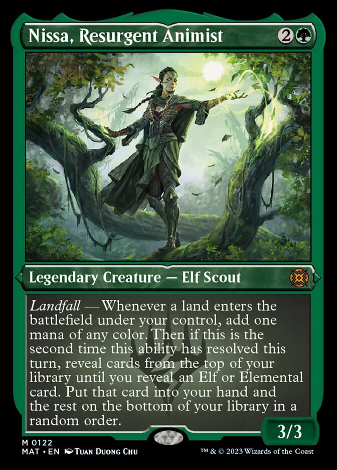 Nissa, Resurgent Animist (Foil Etched) [March of the Machine: The Aftermath] | Good Games North