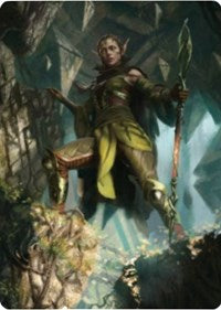 Nissa of Shadowed Boughs 1 Art Card [Zendikar Rising Art Series] | Good Games North