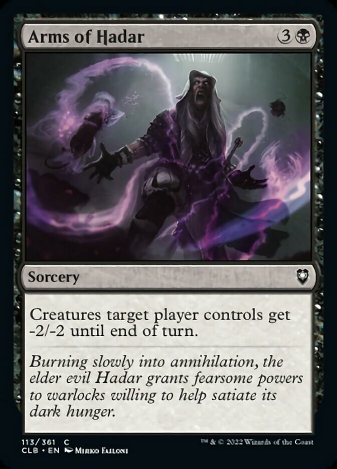 Arms of Hadar [Commander Legends: Battle for Baldur's Gate] | Good Games North