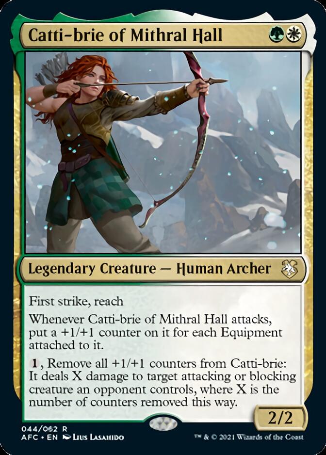 Catti-brie of Mithral Hall [Dungeons & Dragons: Adventures in the Forgotten Realms Commander] | Good Games North