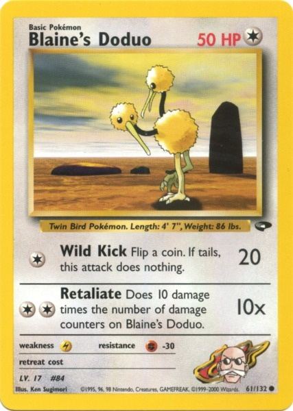 Blaine's Doduo (61/132) [Gym Challenge Unlimited] | Good Games North