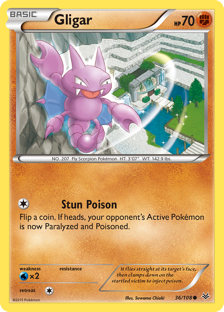 Gligar (36/108) [XY: Roaring Skies] | Good Games North