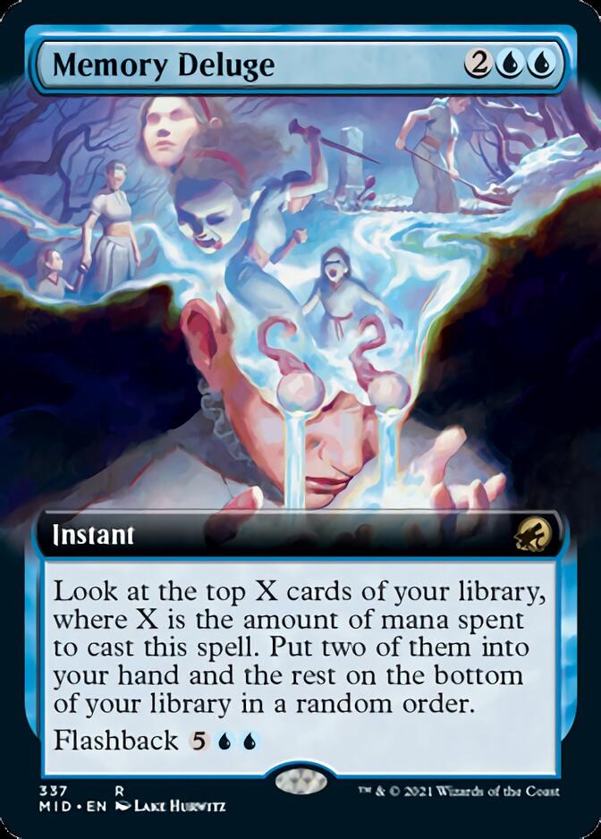 Memory Deluge (Extended) [Innistrad: Midnight Hunt] | Good Games North
