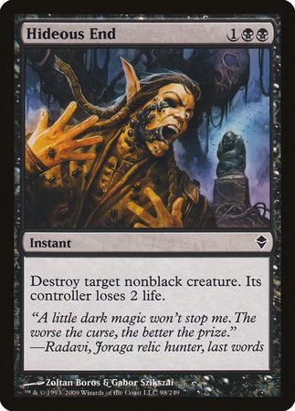 Hideous End [Zendikar] | Good Games North