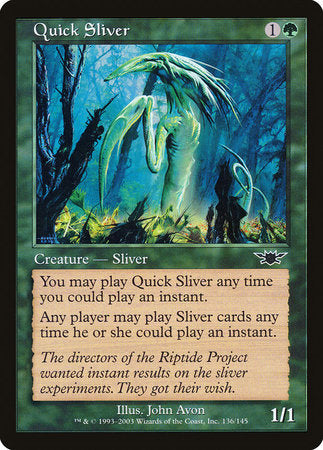 Quick Sliver [Legions] | Good Games North