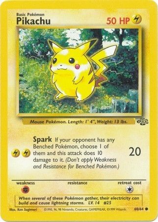 Pikachu (60/64) [Jungle Unlimited] | Good Games North