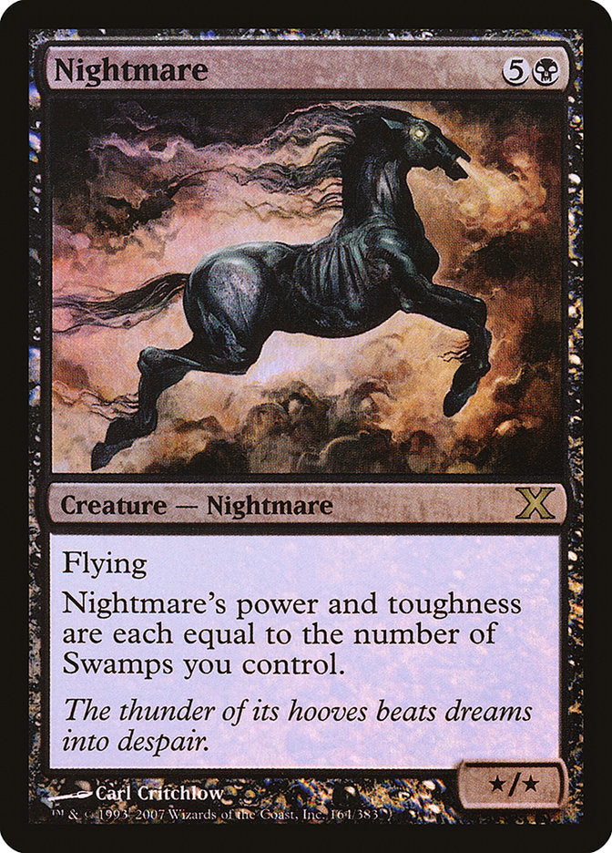 Nightmare (Premium Foil) [Tenth Edition] | Good Games North