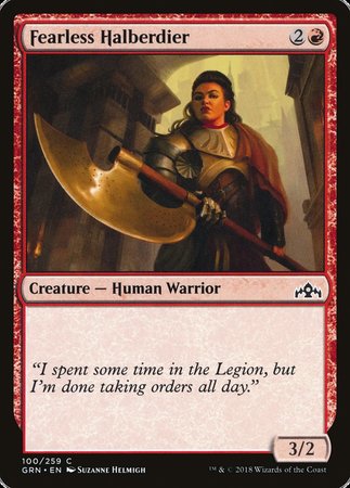 Fearless Halberdier [Guilds of Ravnica] | Good Games North