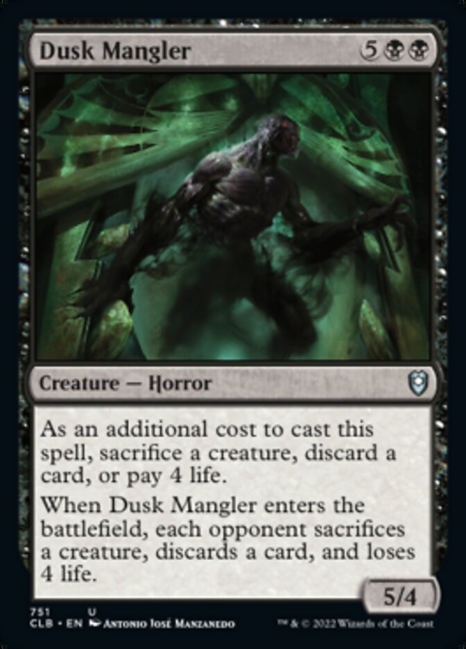 Dusk Mangler [Commander Legends: Battle for Baldur's Gate] | Good Games North