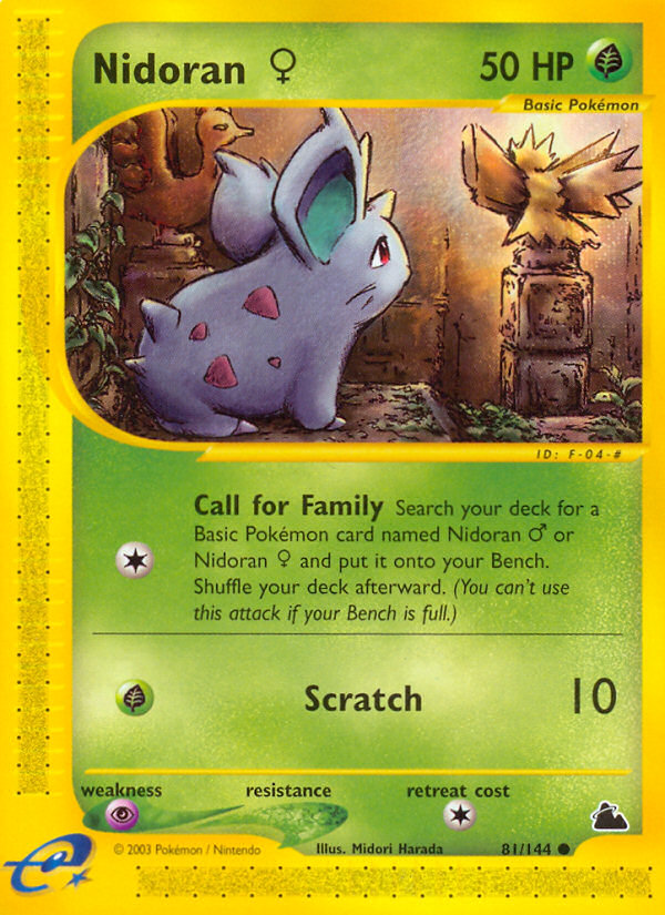 Nidoran (81/144) (Female) [Skyridge] | Good Games North