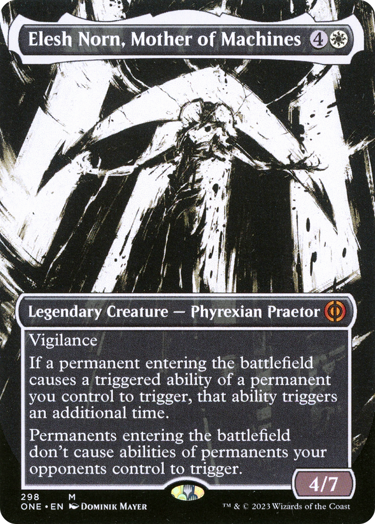 Elesh Norn, Mother of Machines (Borderless Ichor) [Phyrexia: All Will Be One] | Good Games North