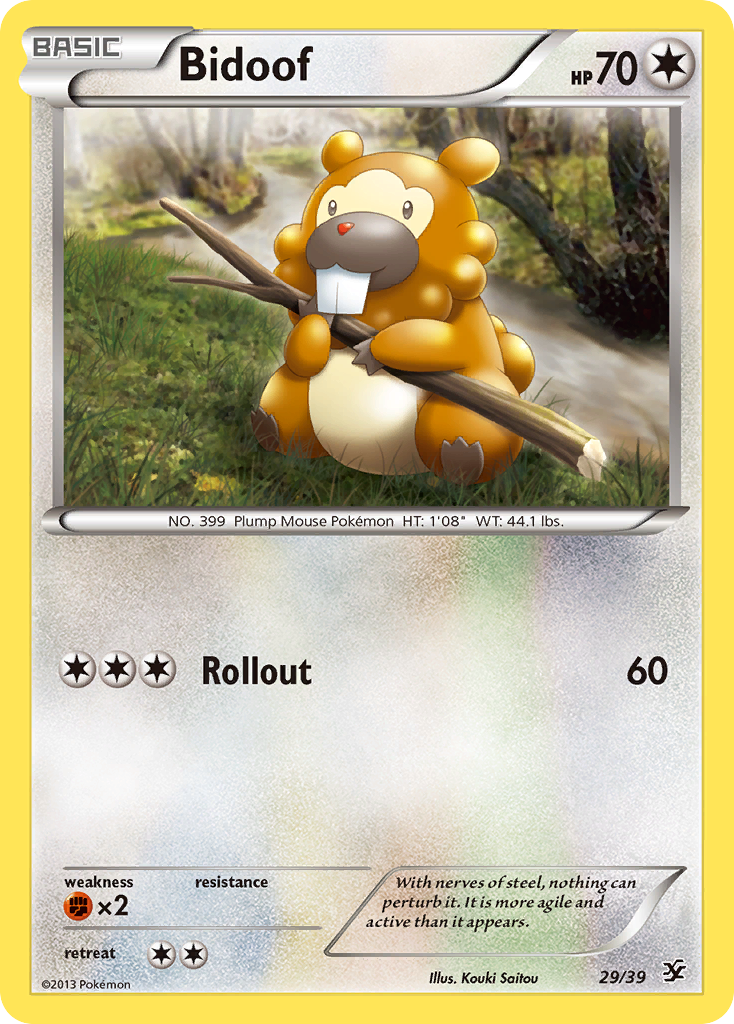 Bidoof (29/39) [XY: Kalos Starter Set] | Good Games North