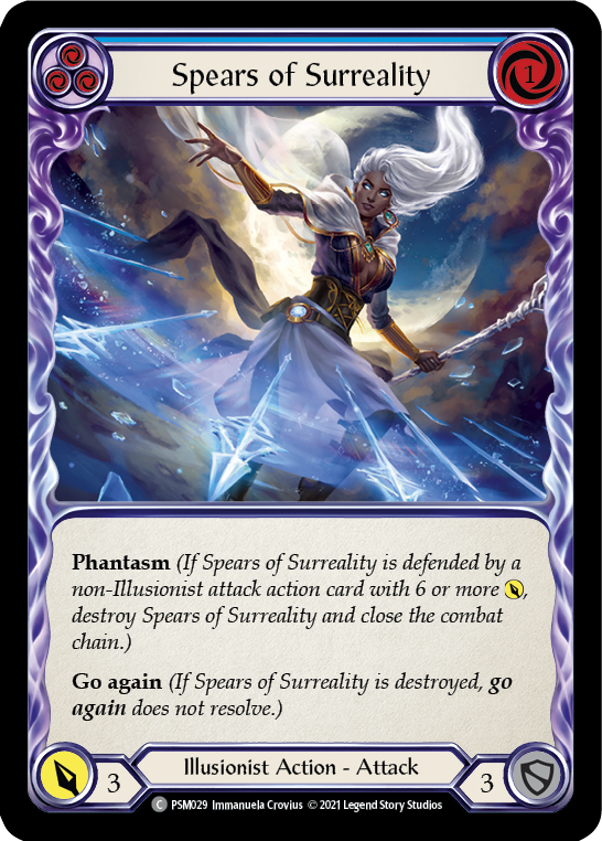 Spears of Surreality (Blue) [PSM029] (Monarch Prism Blitz Deck) | Good Games North