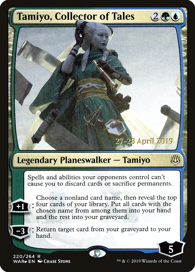 Tamiyo, Collector of Tales  [War of the Spark Prerelease Promos] | Good Games North