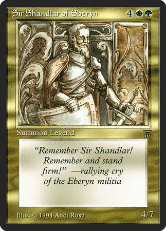 Sir Shandlar of Eberyn [Legends] | Good Games North