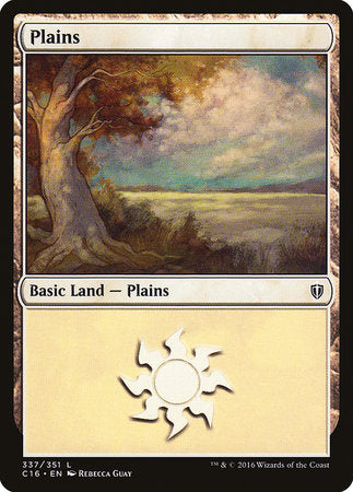 Plains (337) [Commander 2016] | Good Games North