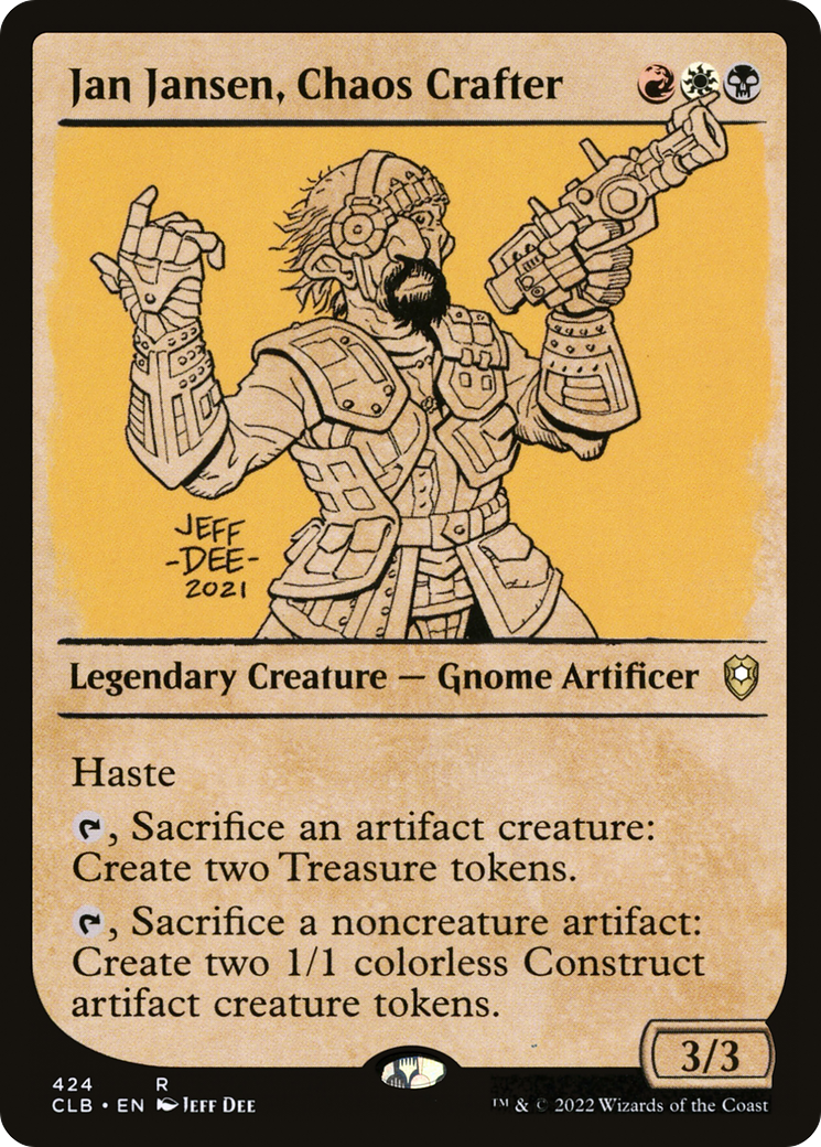 Jan Jansen, Chaos Crafter (Showcase) [Commander Legends: Battle for Baldur's Gate] | Good Games North