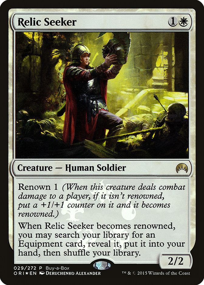Relic Seeker (Buy-A-Box) [Magic Origins Promos] | Good Games North