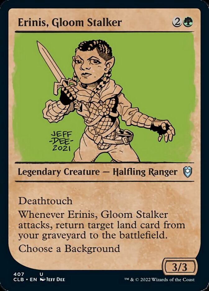 Erinis, Gloom Stalker (Showcase) [Commander Legends: Battle for Baldur's Gate] | Good Games North