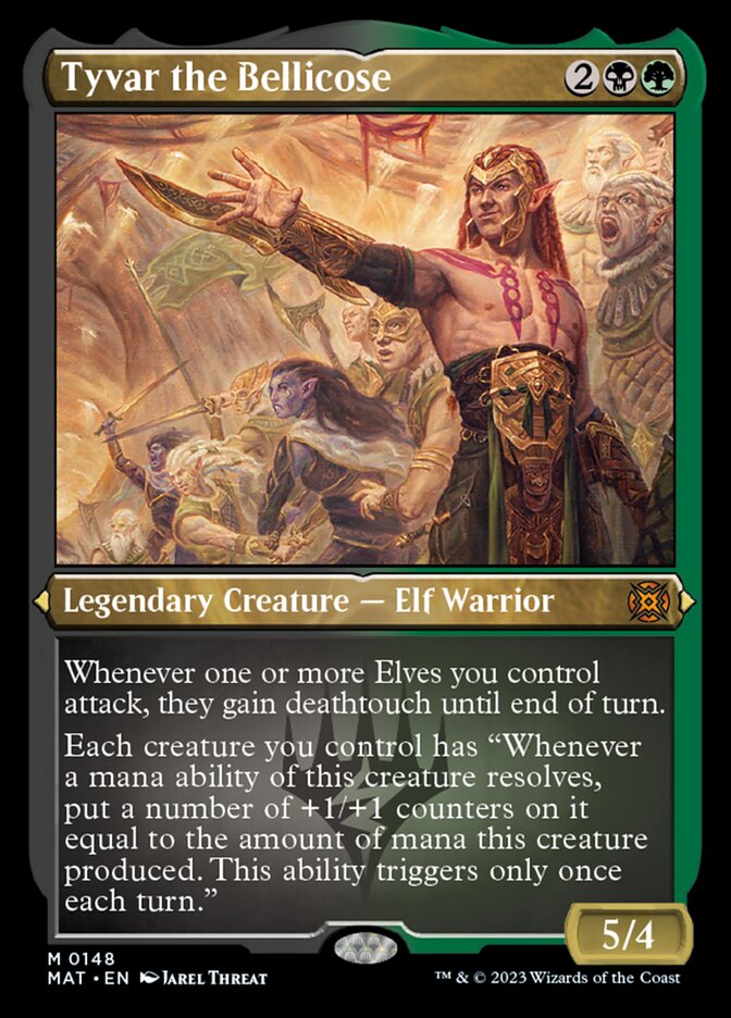 Tyvar the Bellicose (Foil Etched) [March of the Machine: The Aftermath] | Good Games North