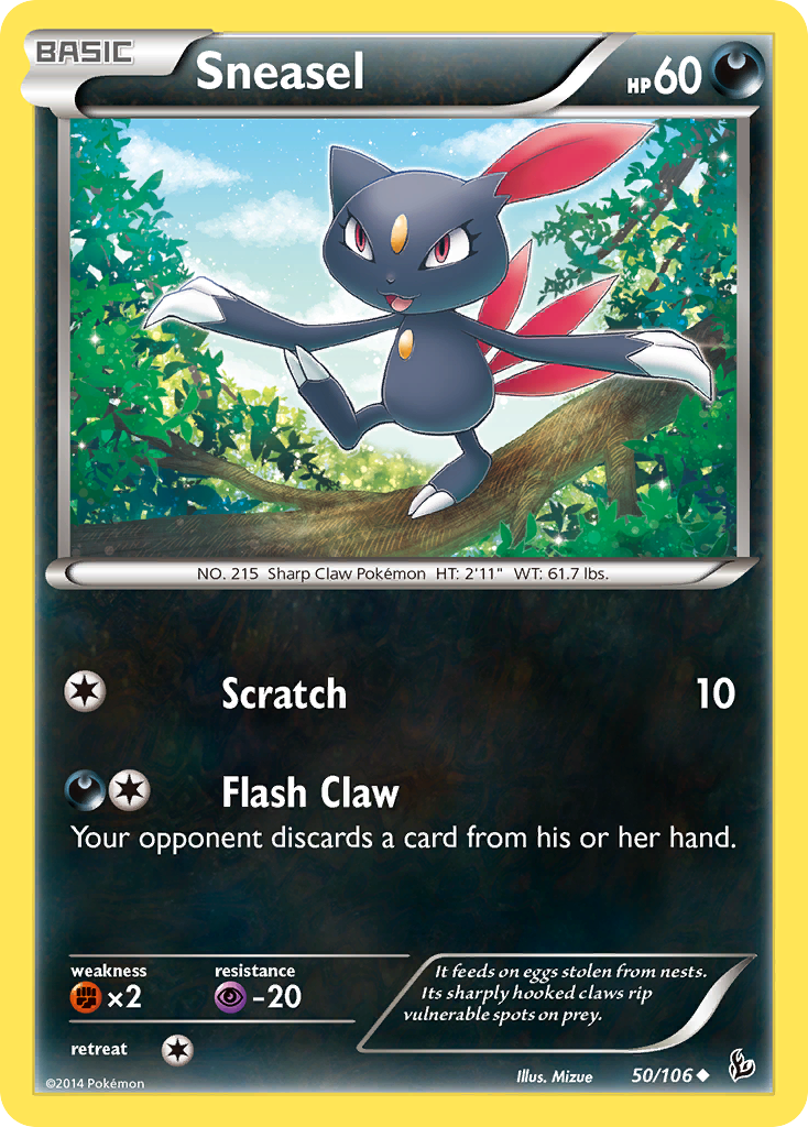 Sneasel (50/106) [XY: Flashfire] | Good Games North