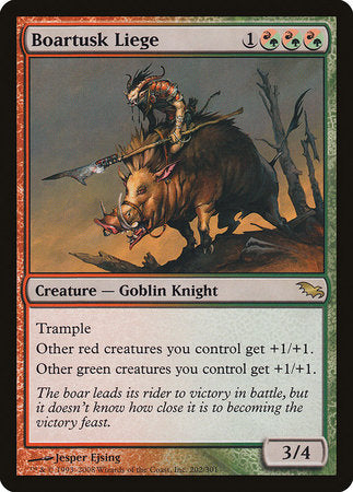 Boartusk Liege [Shadowmoor] | Good Games North