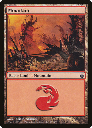 Mountain (153) [Mirrodin Besieged] | Good Games North